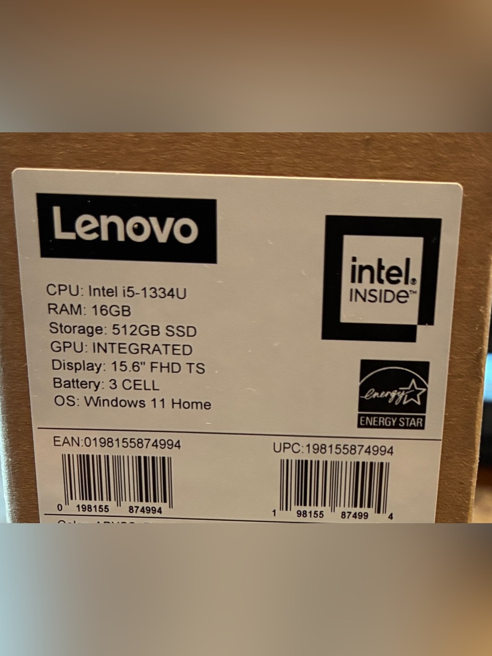 NIB Lenovo Laptop